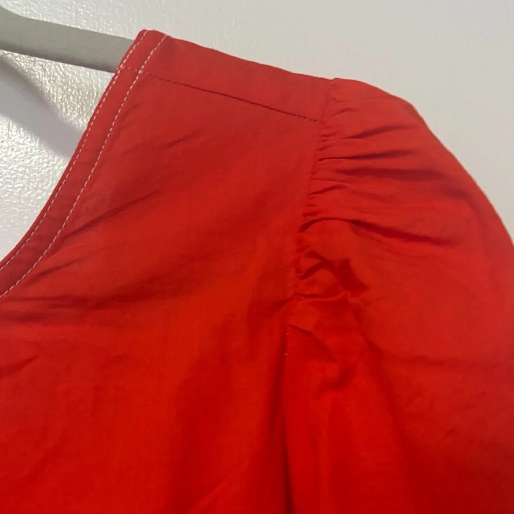NWT LOFT Puff Sleeve Cutout Back Top